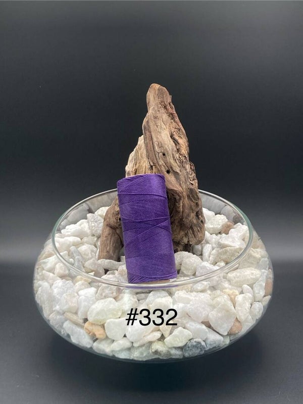 #332 Fil ciré 0,75mm "Violet"