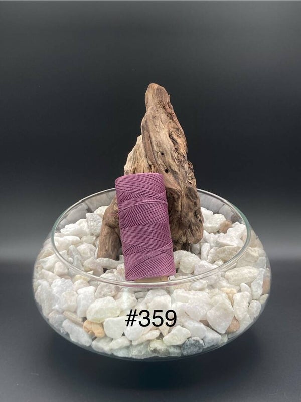#359 Fil ciré 1mm "Amethyst"