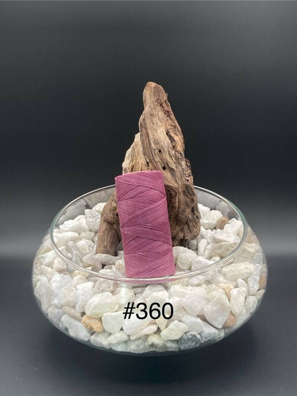 #360 Fil ciré 0,75mm "Prune"