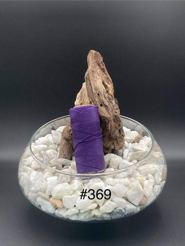 #369 Fil ciré 1mm "Violet"