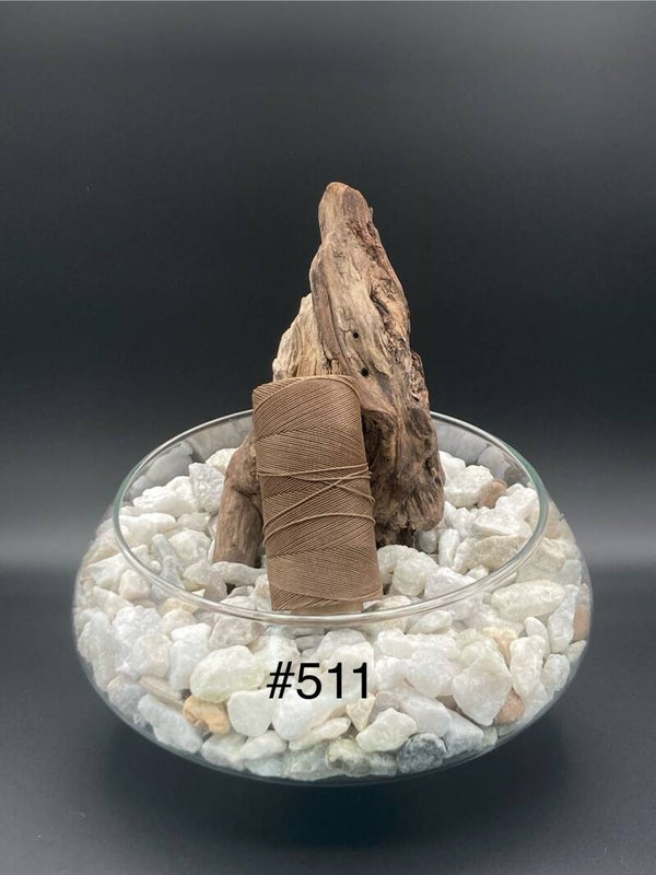 #511 Fil ciré 0,75mm "Cèdre"