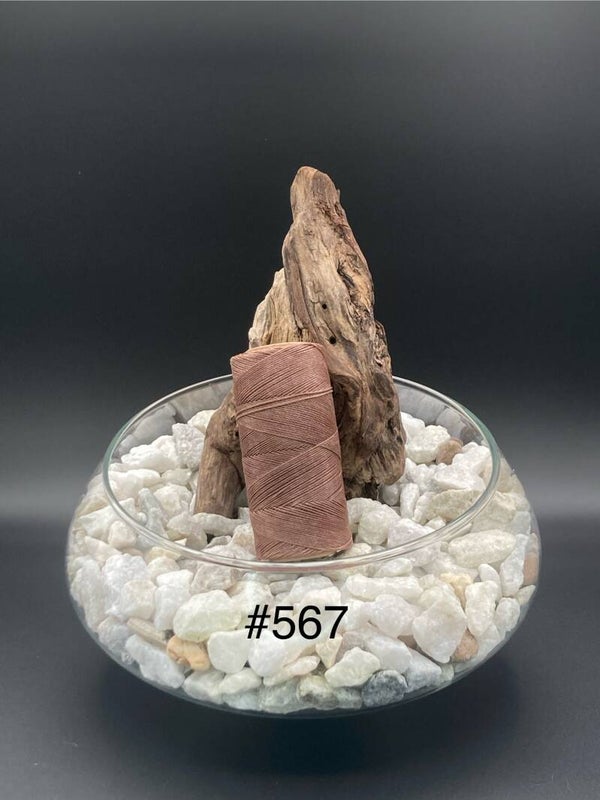 #567 Fil ciré 0,75mm "Noisette"