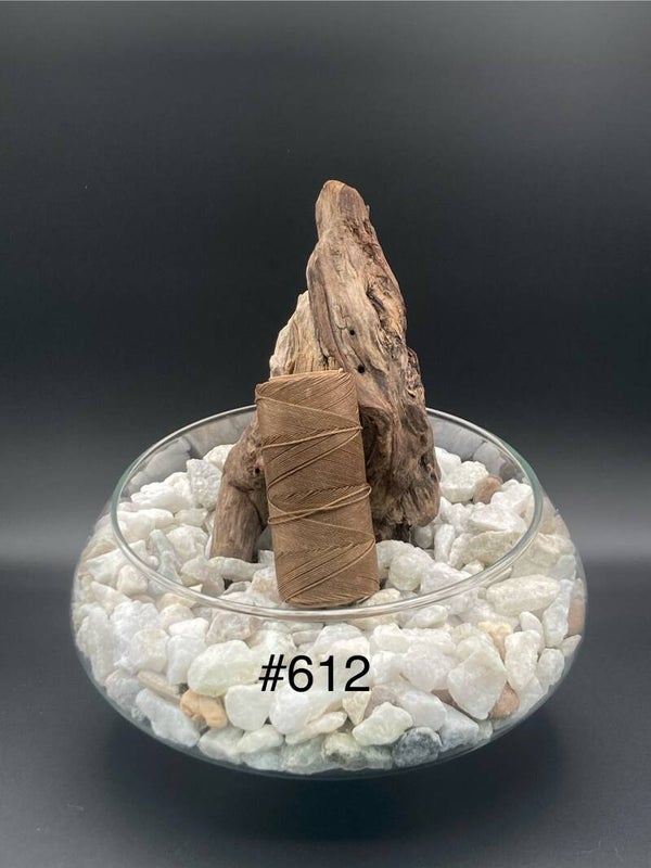 #612 Fil ciré 0,75mm "Café au lait"