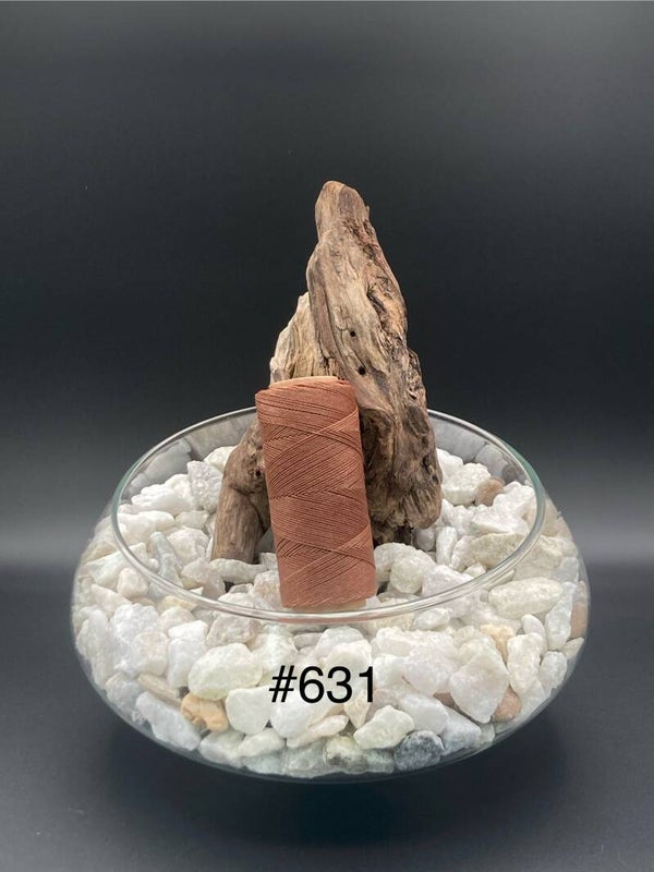 #631 Fil ciré 0,75mm "Marron"