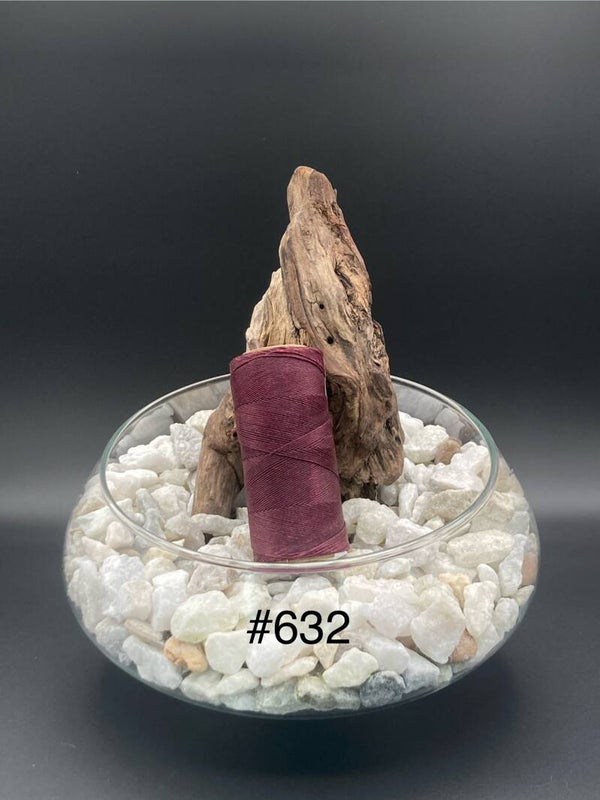 #632 Fil ciré 0,75mm "Currant"