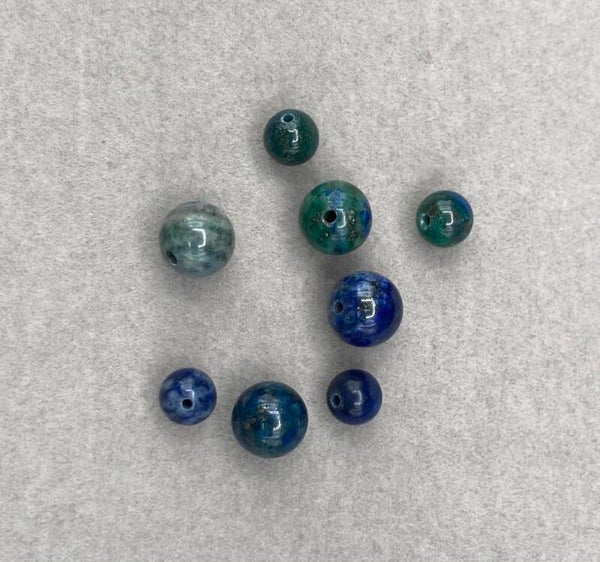 Perles "Azurite"