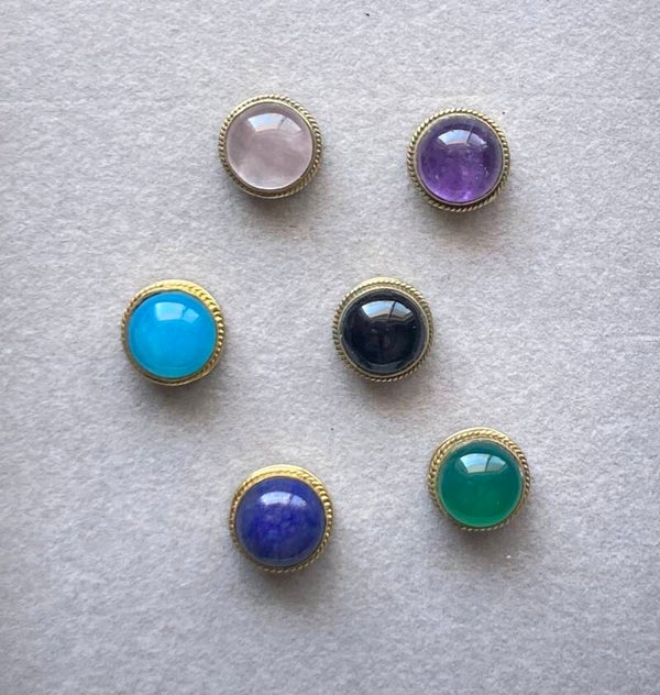 Pierre sertie ronde 15mm