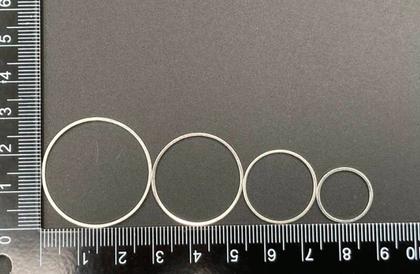 Anneaux acier (Vendus par 5)