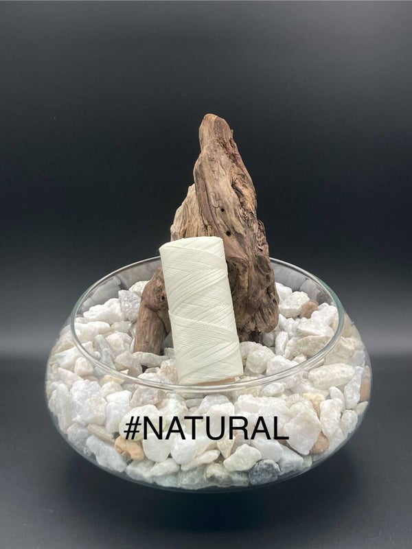 #NATURAL Fil ciré 0,75mm "Natural"