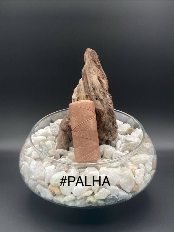 #PALHA Fil ciré 1mm "Beige foncé"