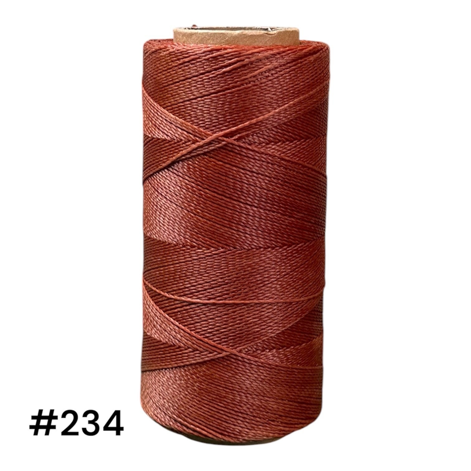 #234 Fil ciré 0,5mm "Brique"