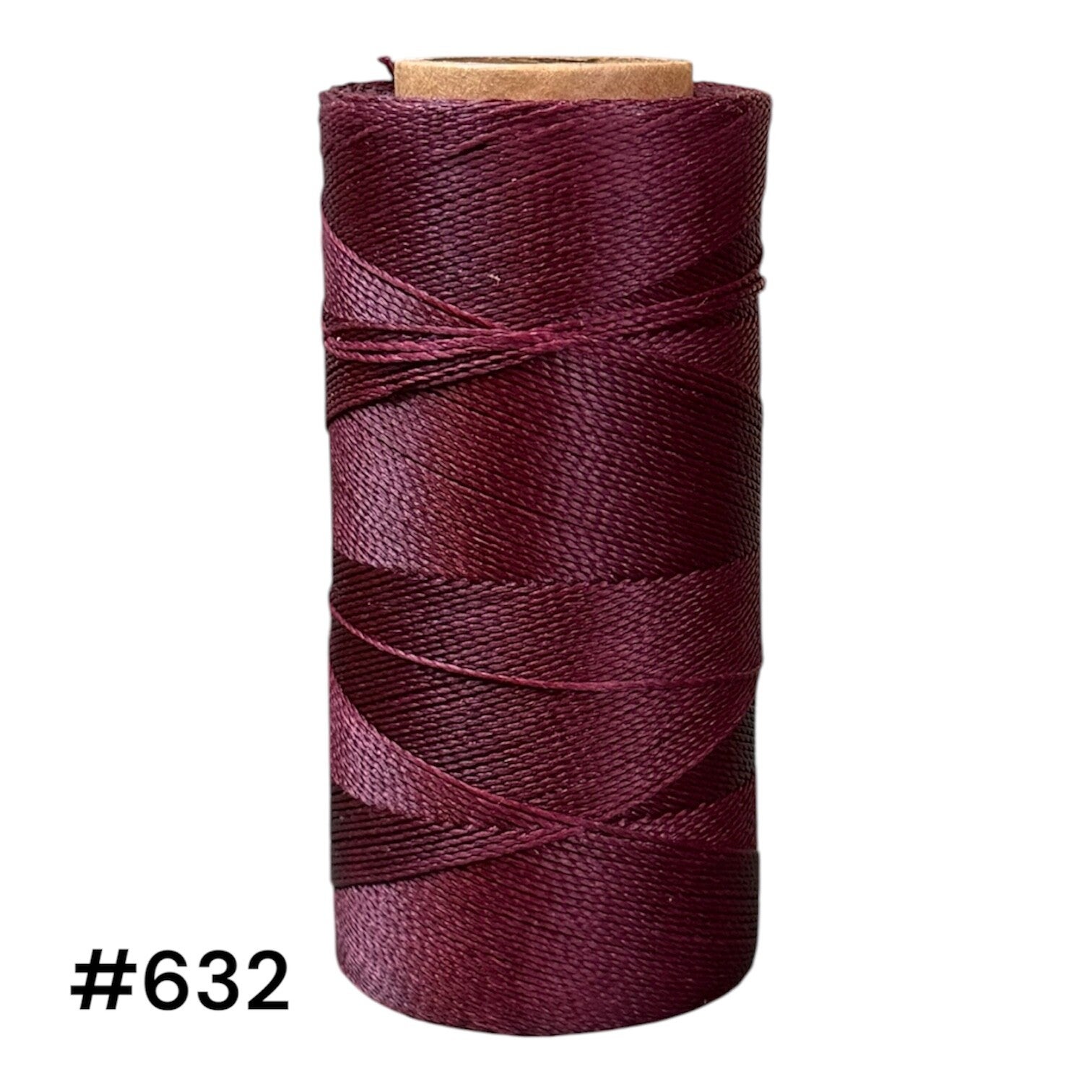 #632 Fil ciré 0,5mm "Prune"
