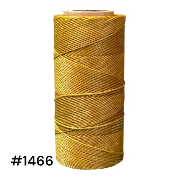 #1466 Fil ciré 0,75mm "Moutarde"