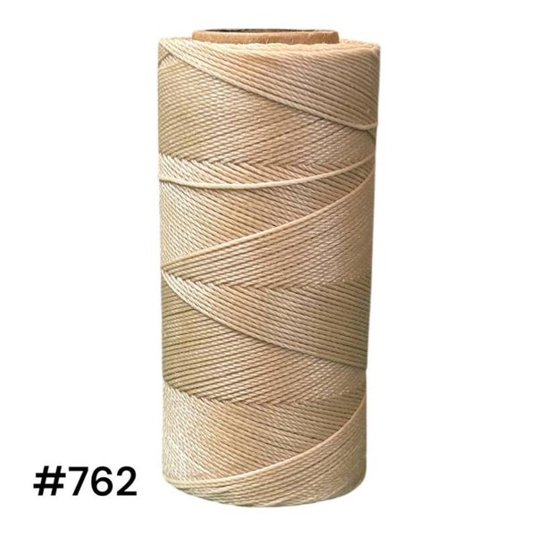 #762 Fil ciré 0,75mm "Beige"