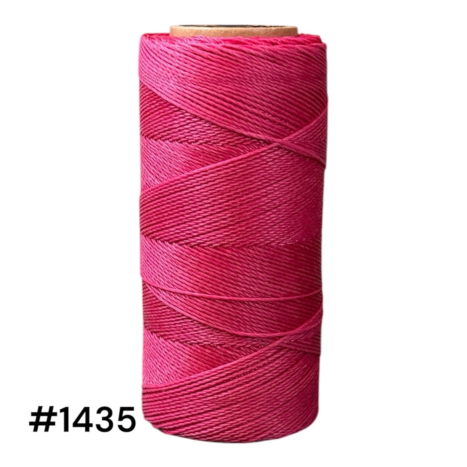 #1435 Fil ciré 0,75mm "Rose vif"