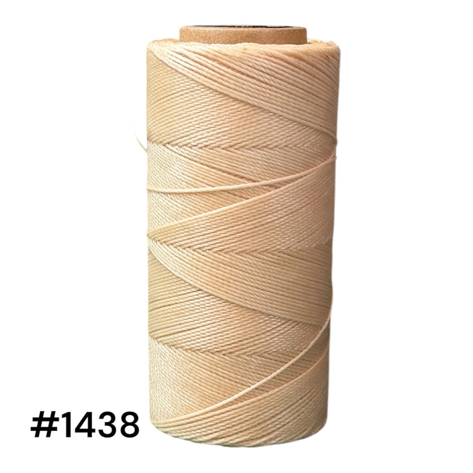 #1438 Fil ciré 0,75mm "Lin clair"