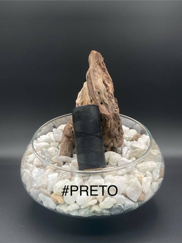 #PRETO Fil ciré 0,75mm Noir