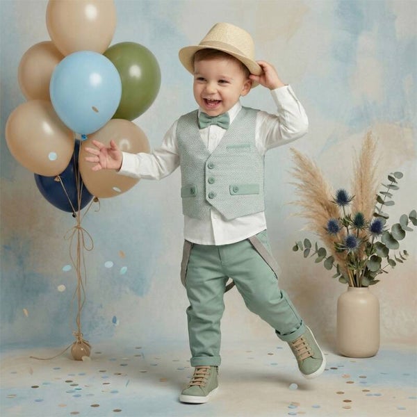 Lollipop K2603 "Sage Herringbone"