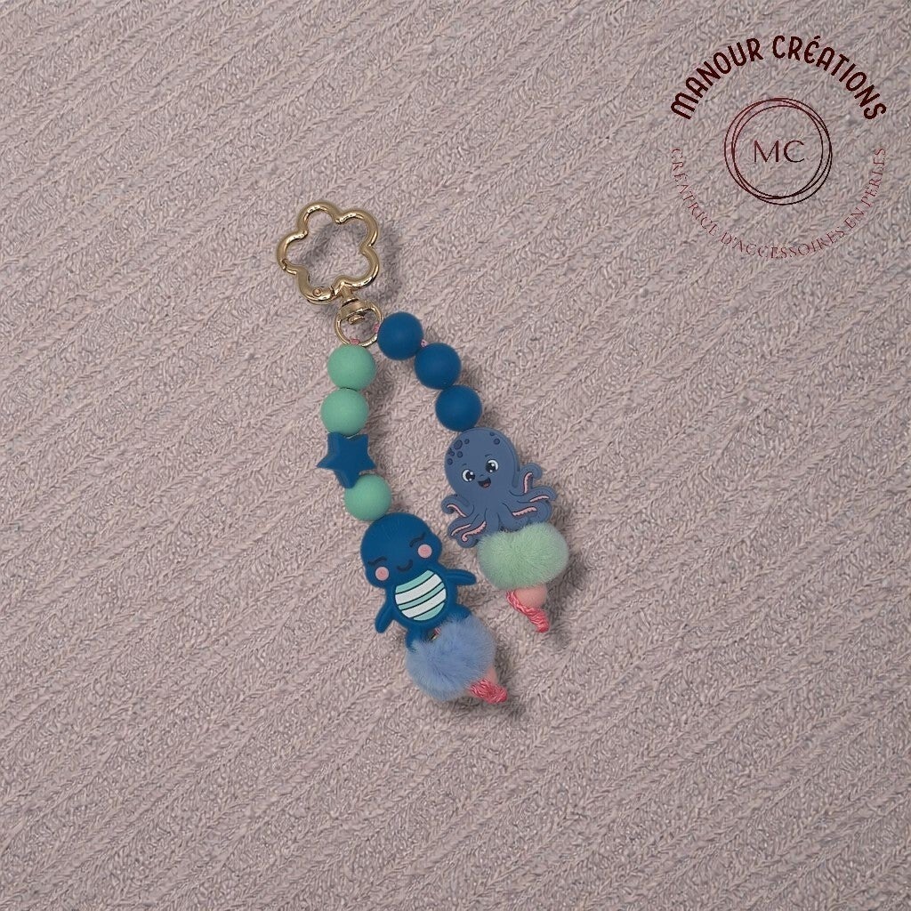 Bijou de sac animaux marins