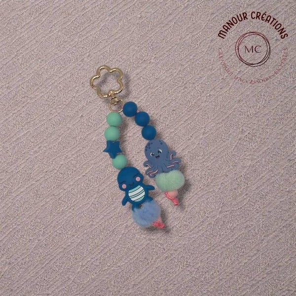 Bijou de sac animaux marins