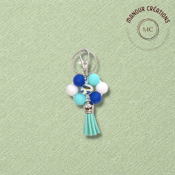 🌸 Porte-clé Fleuri