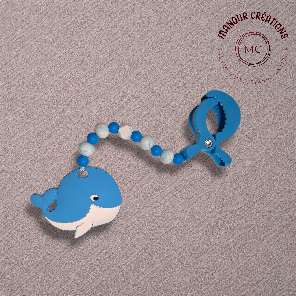 Pince poussette baleine