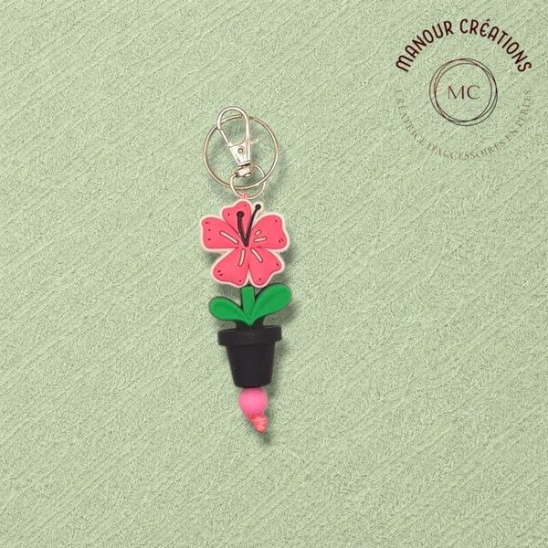 🌸 Porte-clé Fleur
