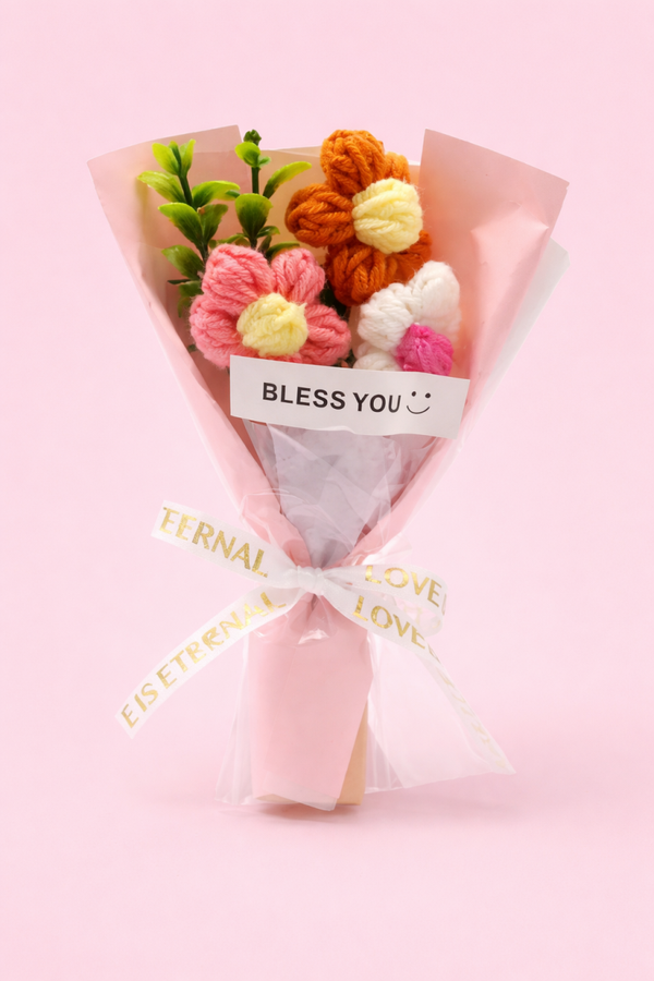 Positive Flowers - Bless you Bloemen - Roze 15cm