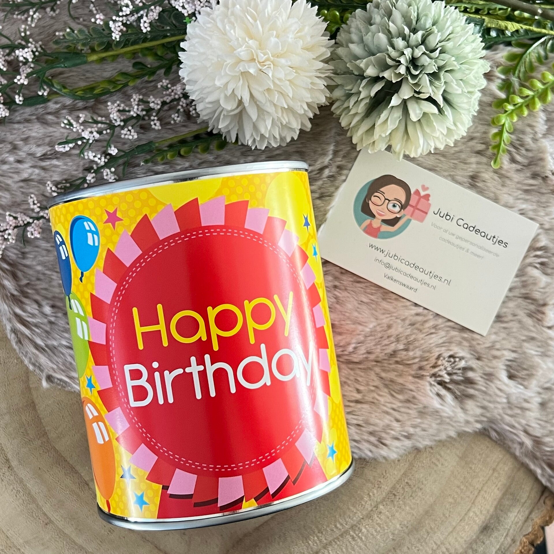 Snoepblik - Happy Birthday