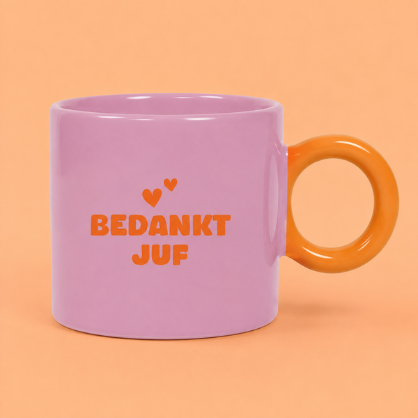 Einde Schooljaar Mok - Bedankt Juf