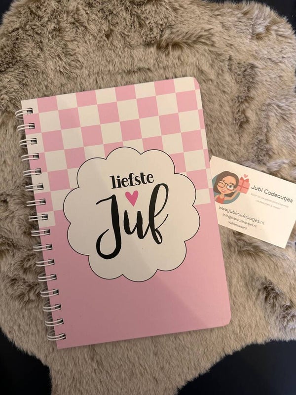 Notitieboek A5 - Liefste Juf