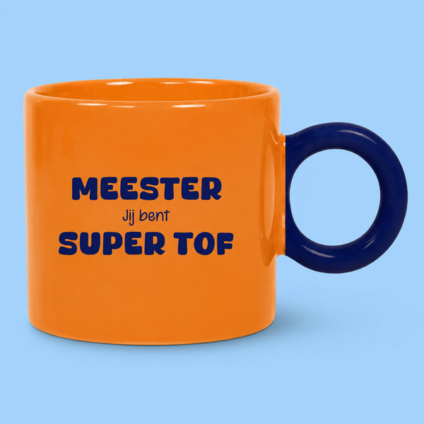 Einde Schooljaar Mok - Meester jij bent super tof