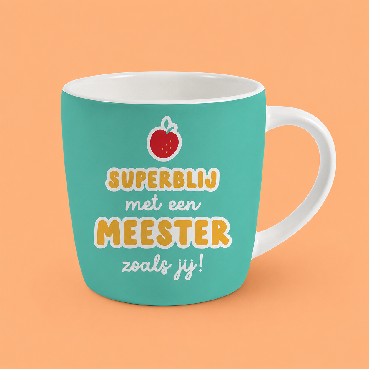 Einde Schooljaar Mok - Zo blij met een Meester zoals jij!