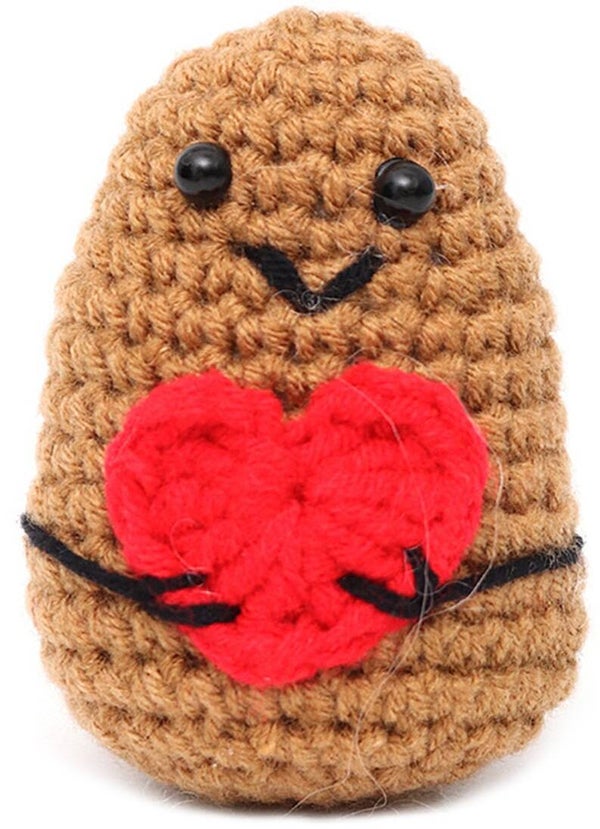 Positive Potato Heart - Positieve Aardappel Hartje 8cm