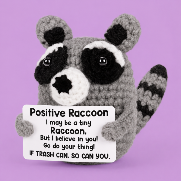 Positive Raccoon - Positieve Wasbeer 8cm