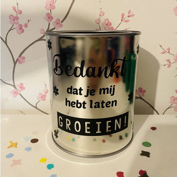 Snoepblik - Groeien