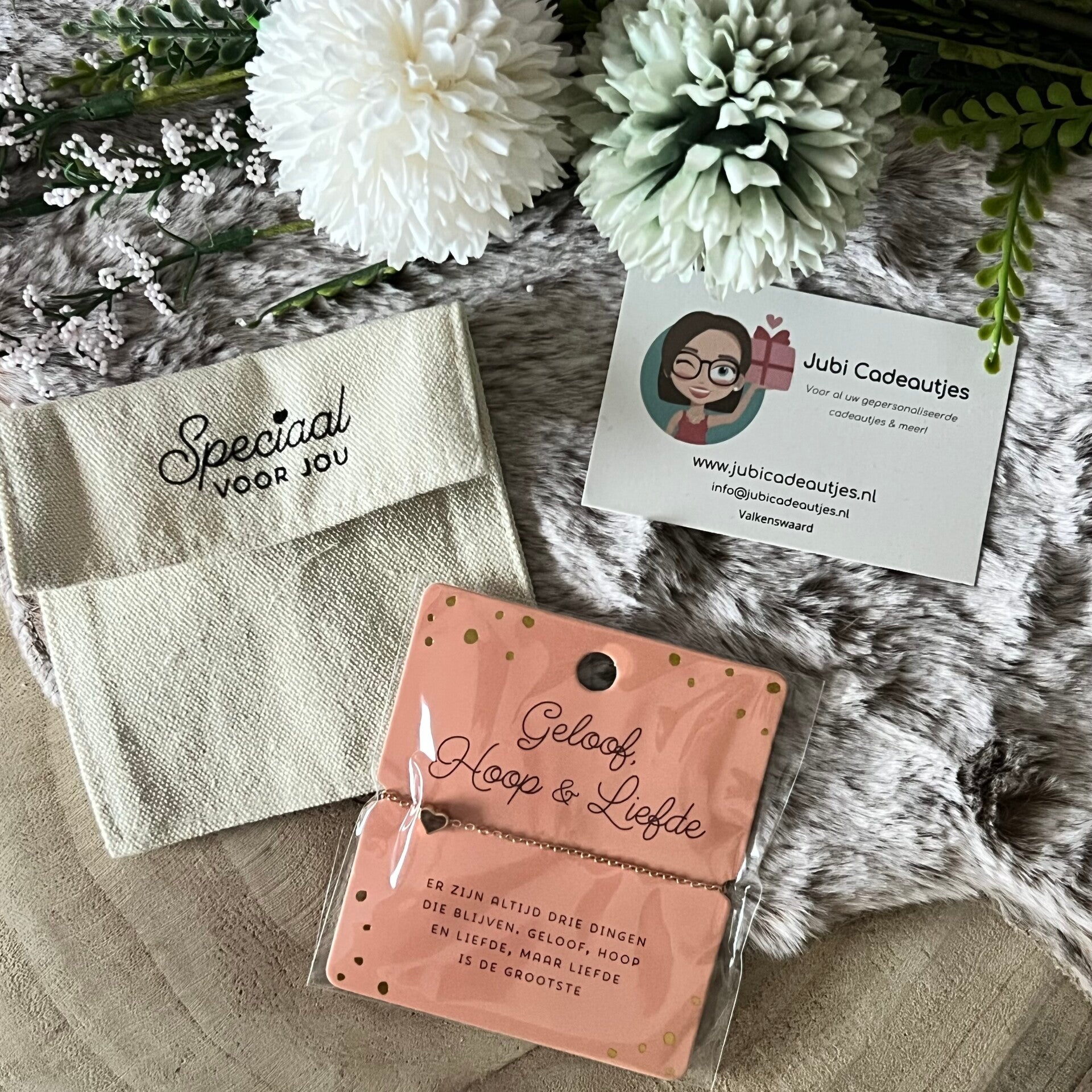 Hart Armband - Geloof, Hoop & Liefde