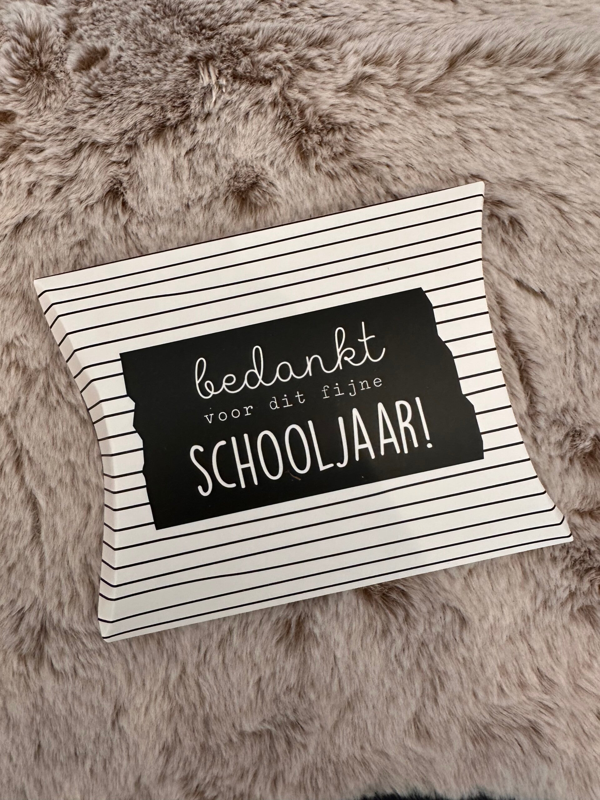 Gondeldoosje - Bedankt voor het fijne SCHOOLJAAR!! - 14 x 2,5 x 12 cm