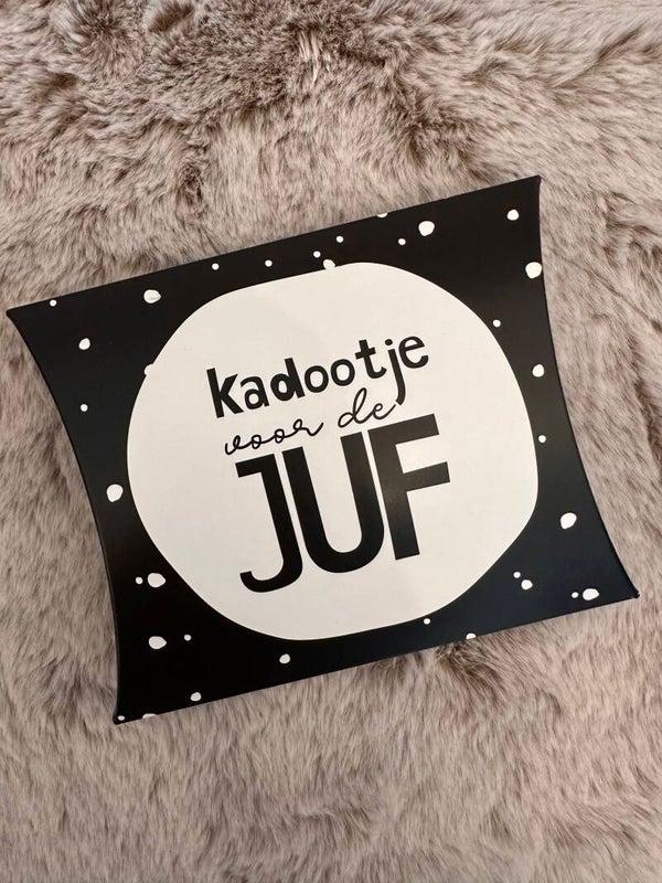 Gondeldoosje - Kadootje voor de JUF - 14 x 2,5 x 12 cm