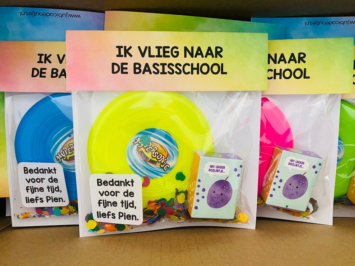 Afscheidstraktatie - Jubi Cadeautjes