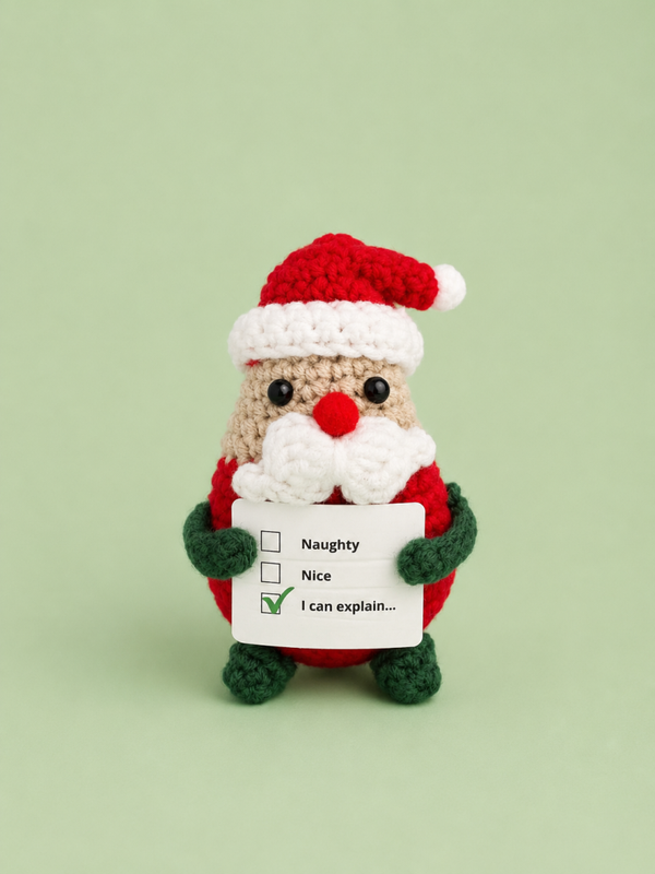 Positive Santa - Positieve Kerstman 10cm - I can explain