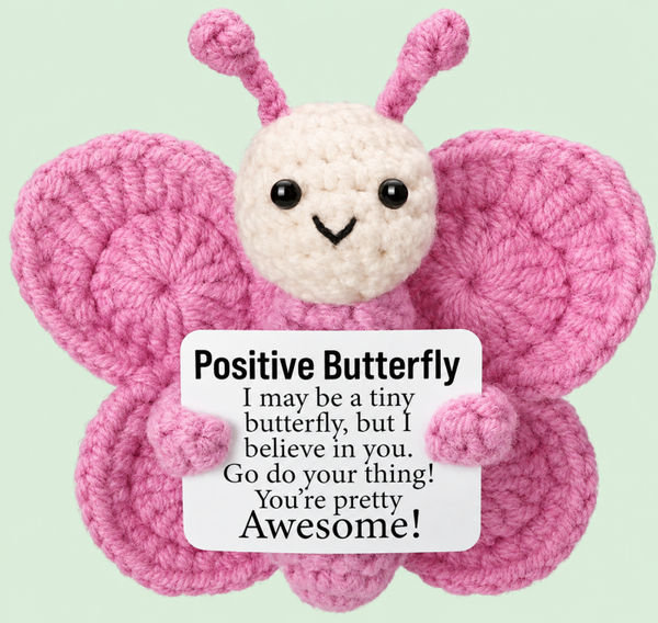 Positive Butterfly - Positieve Vlinder 8cm
