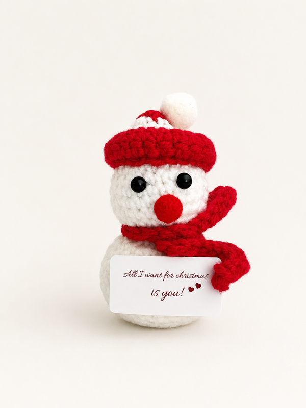 Positive Snowman - Positieve Sneeuwpop 9cm