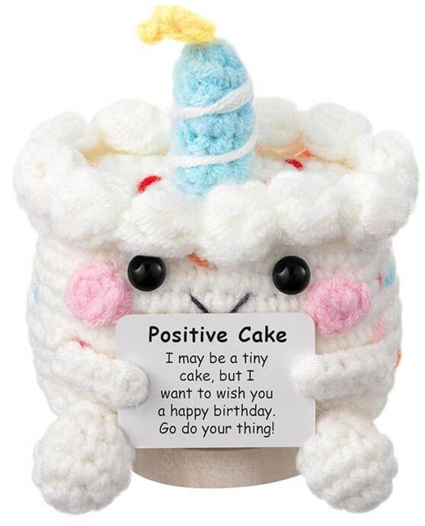 Positive Cake - Positieve verjaardag cake 8,5cm