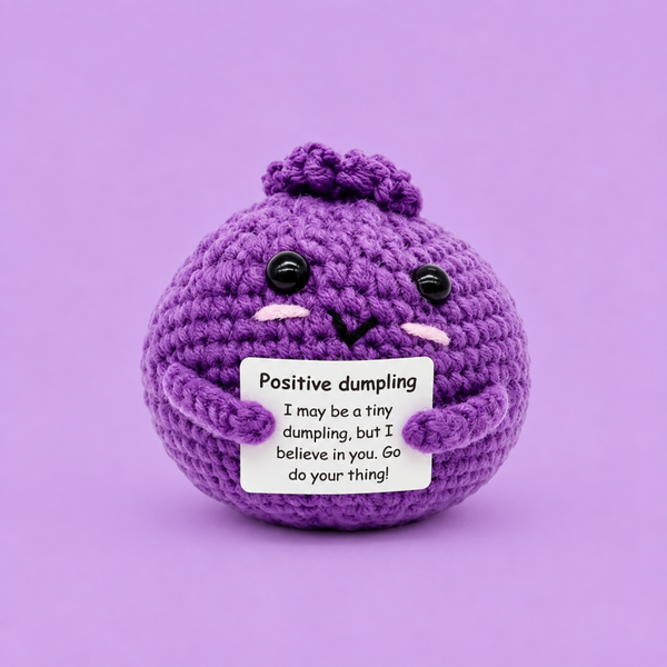 Positive Dumpling PURPLE - Positieve Dumpling PAARS 7cm
