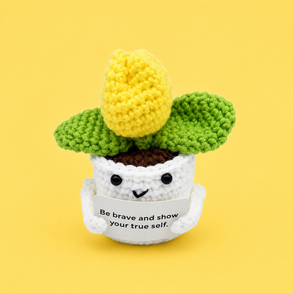 Positive Flower YELLOW - Positieve Bloem geel 10cm