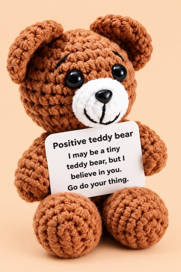 Positive Teddy Bear - Positieve Beer 13cm