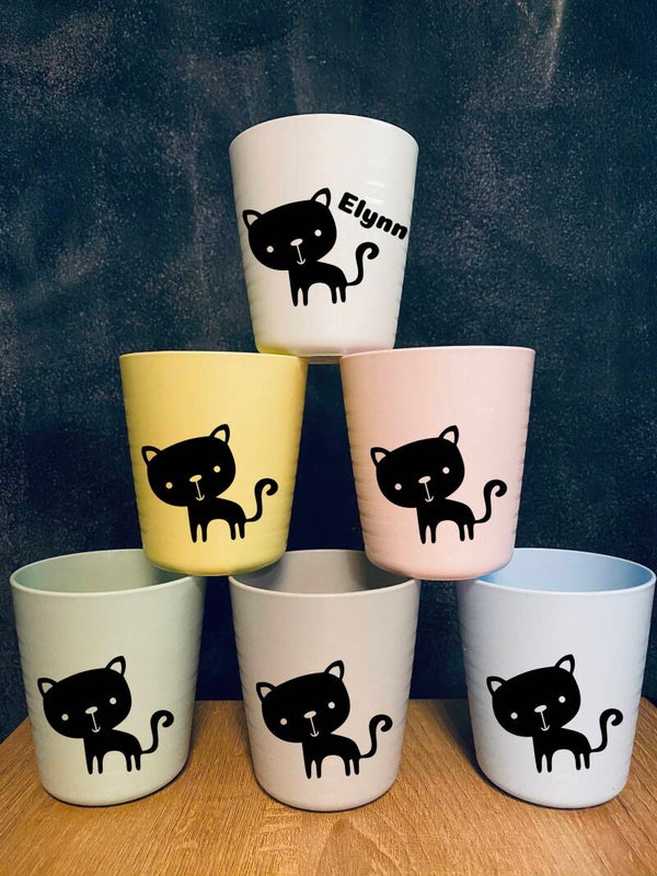 Beker Kat - Met naam