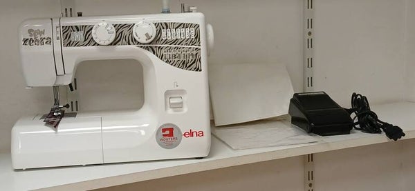 Elna 1000 Sew Zebra geheel compleet