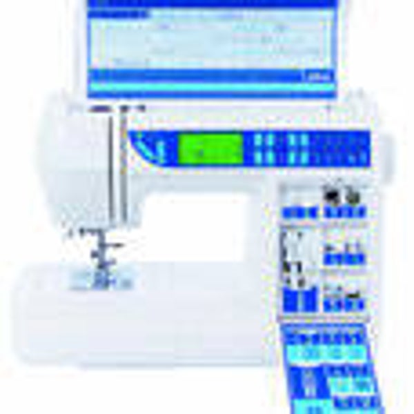 Elna 6600 (overjarig maar nieuw) Totaliteit, Onbegrensd en Uitdagend. Ontdek waar tot u in staat bent.  Voor alles van quilts tot haute couture.